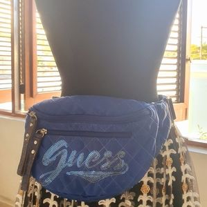 2 FOR 20 Retro GUESS Blue Logo Fanny Pack